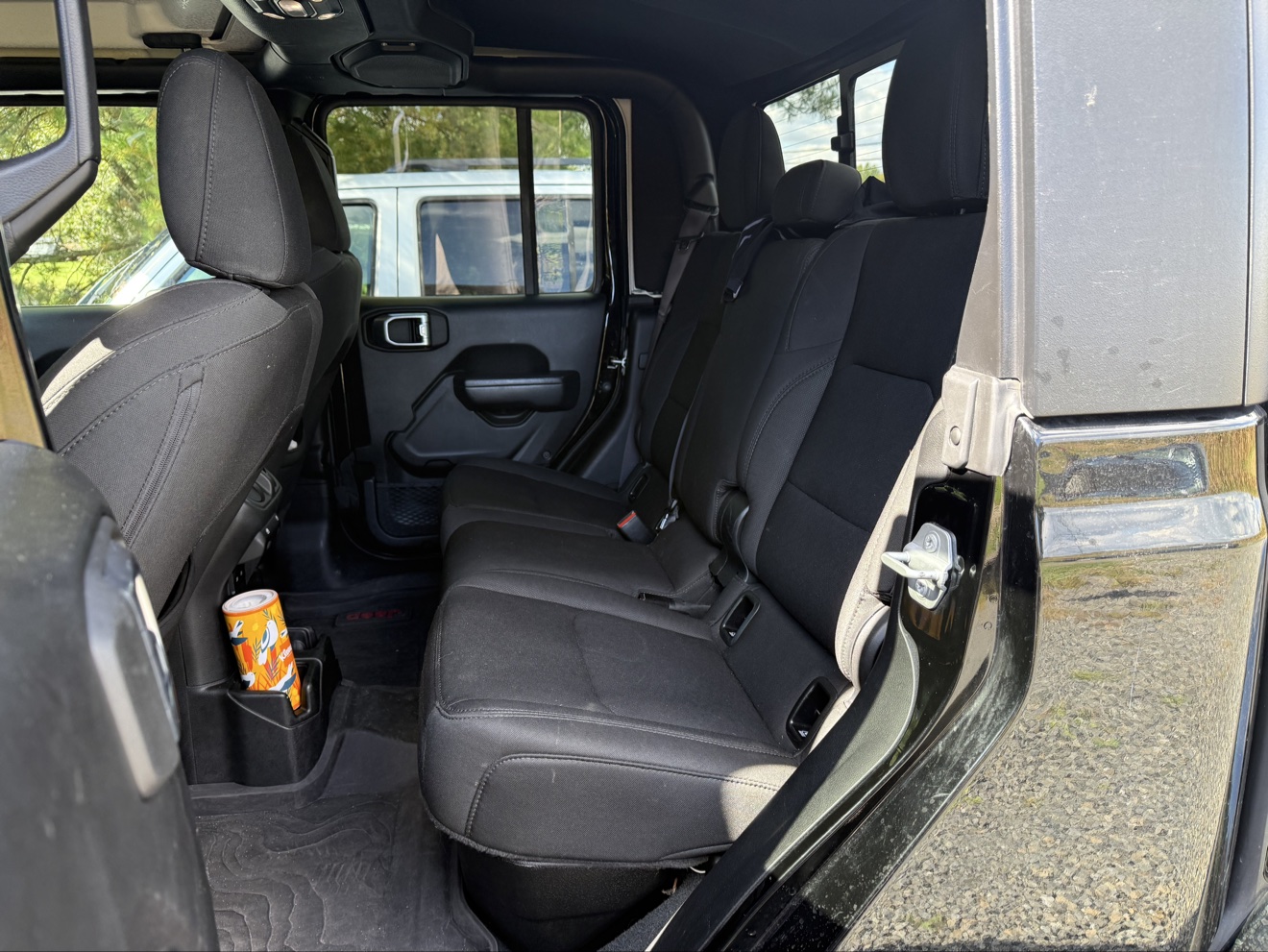 Rear seating